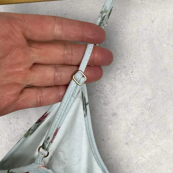 Tuckernuck Hill House The Aurora Sleep Dress Pond Floral Blue Size XS Organic‎ - Picture 8 of 13